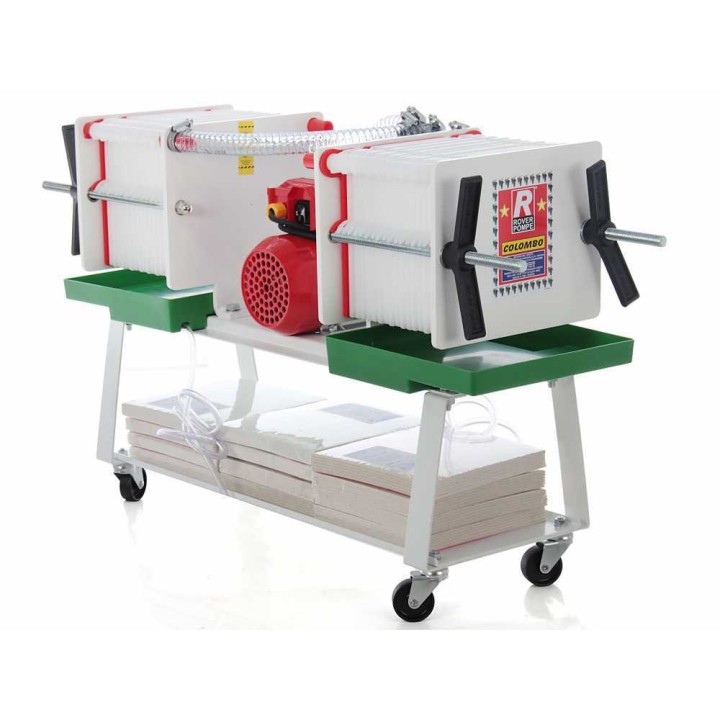 Rover Colombo 36 viinisuodatin, pronssipumppu, 0,8 HP, 36 levyä