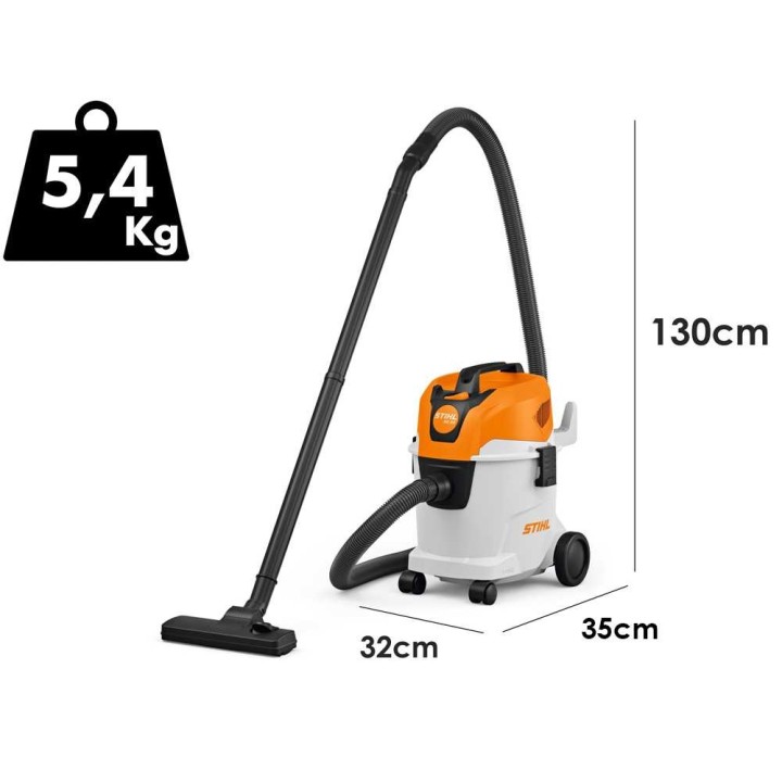 STIHL SE 33 märkä- ja kuivaimuri, 1 400 W, 12 l, puhallustoiminto