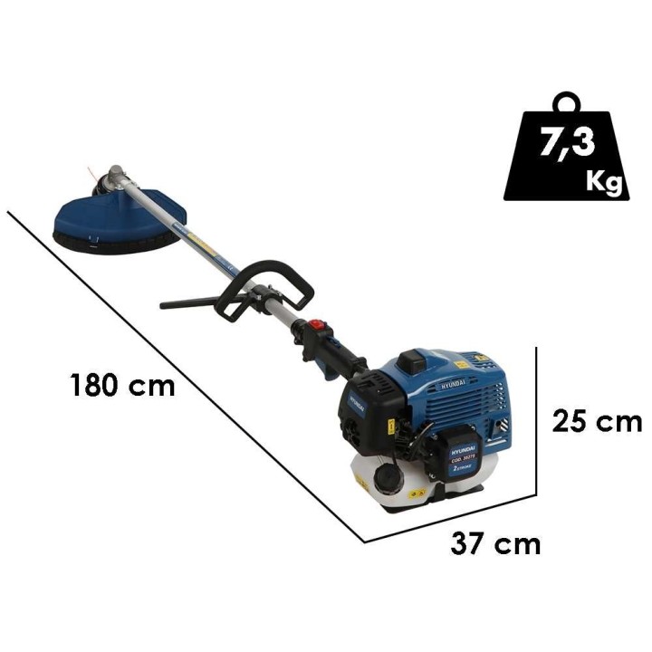 Hyundai BC43 bensiiniraivaussaha, 42,7 cm³, 1,7 HP