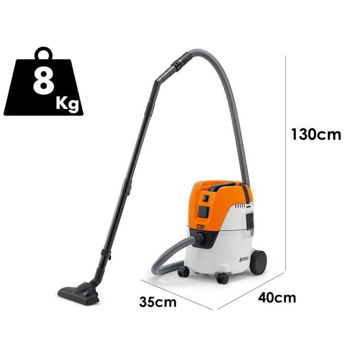 STIHL SE 62 E märkä-kuivaimuri, 1 400 W, 20 l