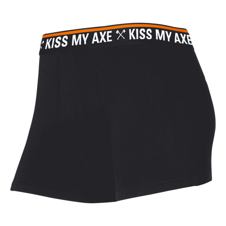 STIHL TIMBERSPORTS KISS MY AXE bokserit musta M