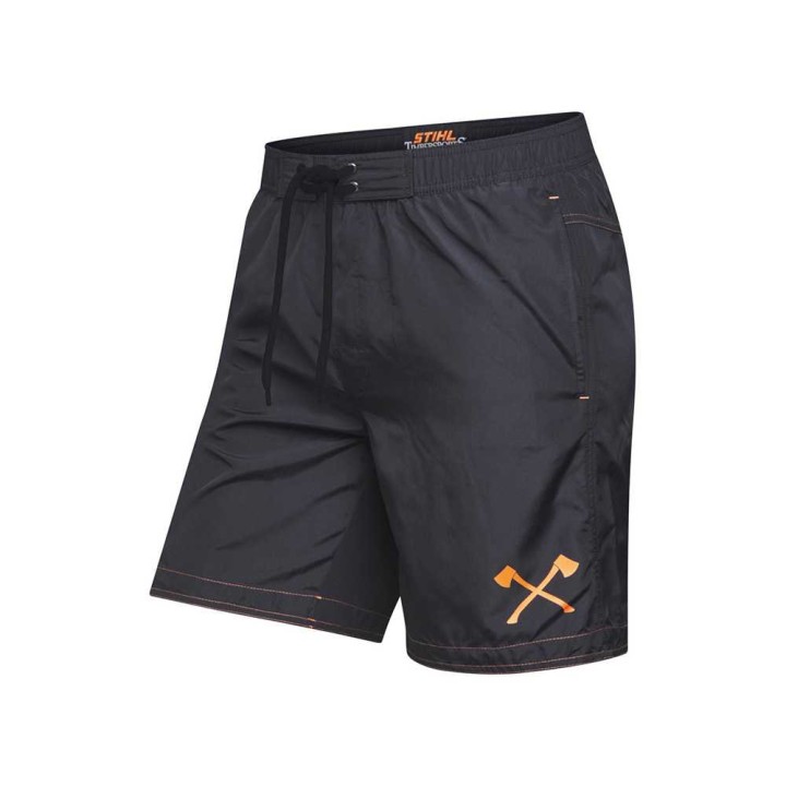STIHL TIMBERSPORTS® KISS MY AXE -uimashortsit, musta, XL