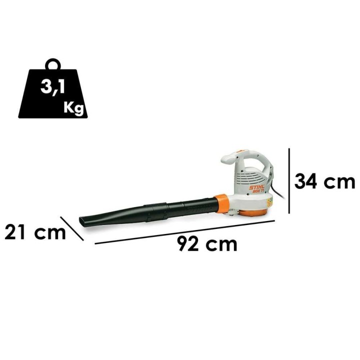 STIHL BGE 71 sähköpuhallin, 1 100 W, 230–240 V