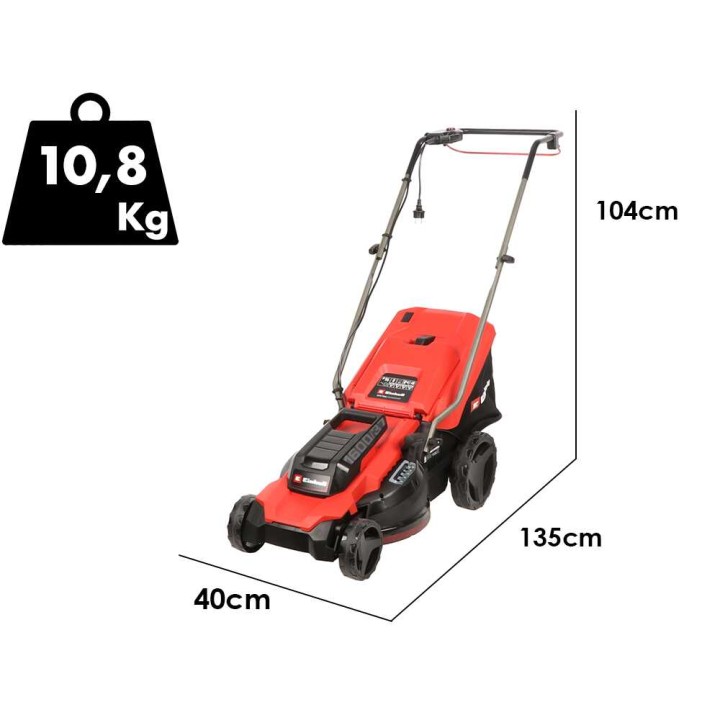 Einhell GC-EM 1600/37 sähköruohonleikkuri, 1 600 W, 37 cm