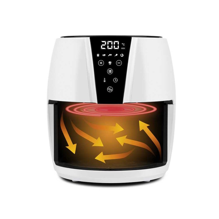 G3 Ferrari Friggisano Easy digitaalinen kuumailmakeitin, 4,8 l, 1 500 W