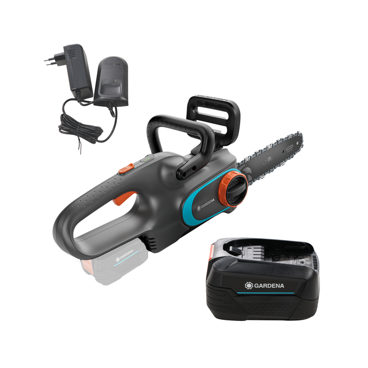 Gardena PowerSaw 250 18V akkumoottorisaha 18 V 4 Ah laippa 25 cm