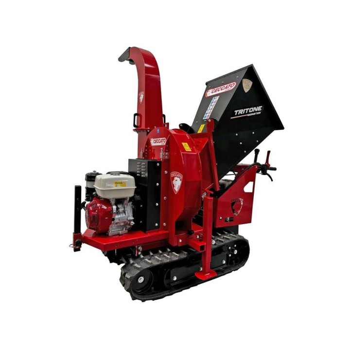 Ceccato Tritone Monster CINGO biopaloittelija, Honda GX390, 13 HP, telaketjut