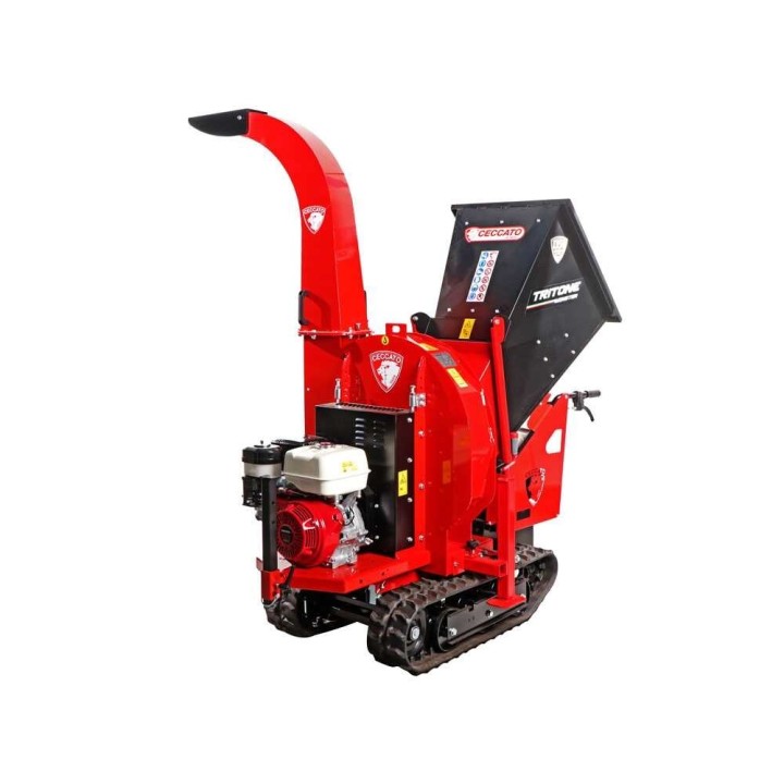 Ceccato Tritone Monster CINGO biopaloittelija, Honda GX390, 13 HP, telaketjut