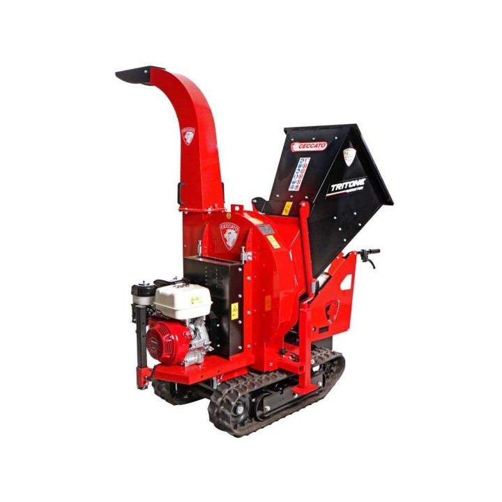 Ceccato Tritone Monster CINGO biopaloittelija, Honda GX390, 13 HP, telaketjut