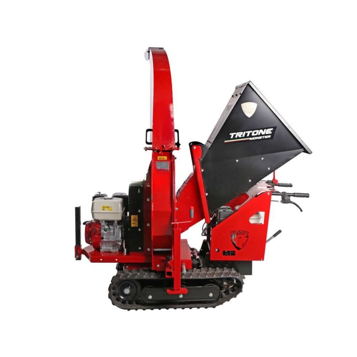 Ceccato Tritone Monster CINGO biopaloittelija, Honda GX390, 13 HP, telaketjut