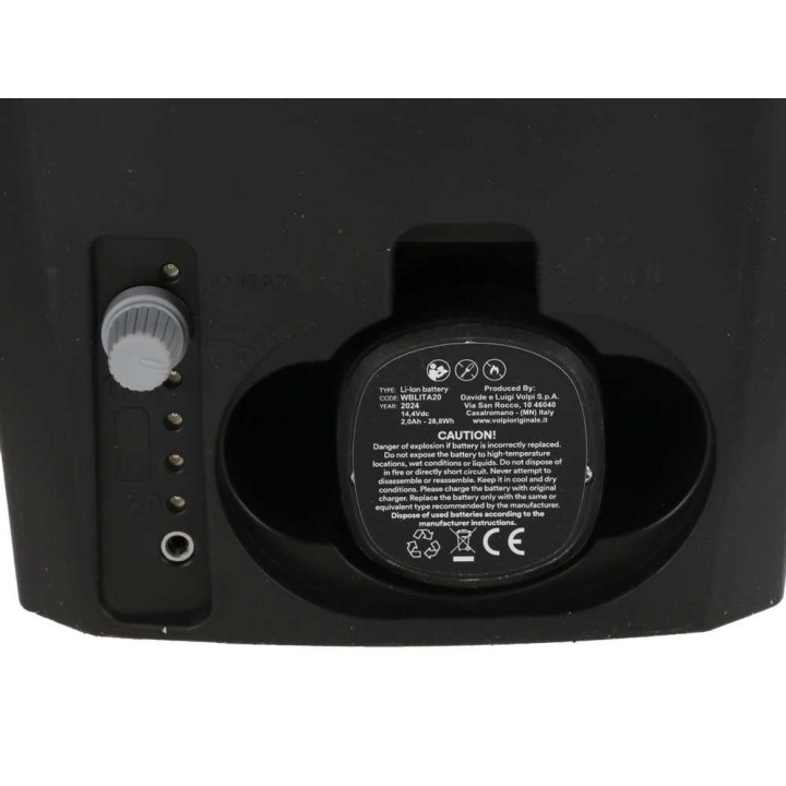 Volpi ELITE 16 akkukäyttöinen reppuruisku, 16 l, 8 bar, 2 × 14,4 V 2 Ah**