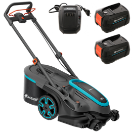 Gardena PowerMax Duo 46 36V P4A akkuruohonleikkuri 46 cm 2 18 V 4 Ah