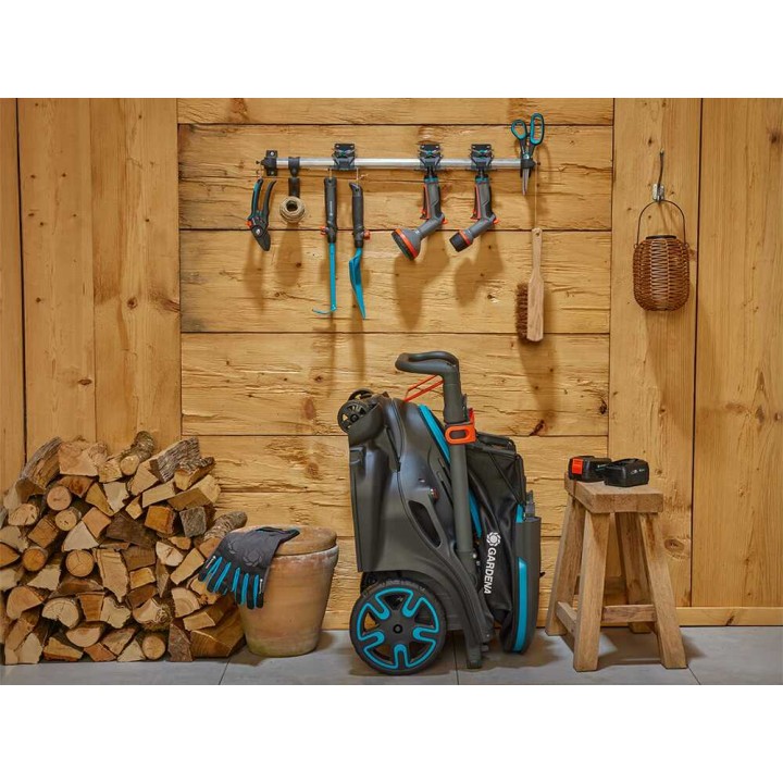 Gardena PowerMax Duo 46/36V P4A akkuruohonleikkuri, 46 cm, 2 × 18 V 4 Ah