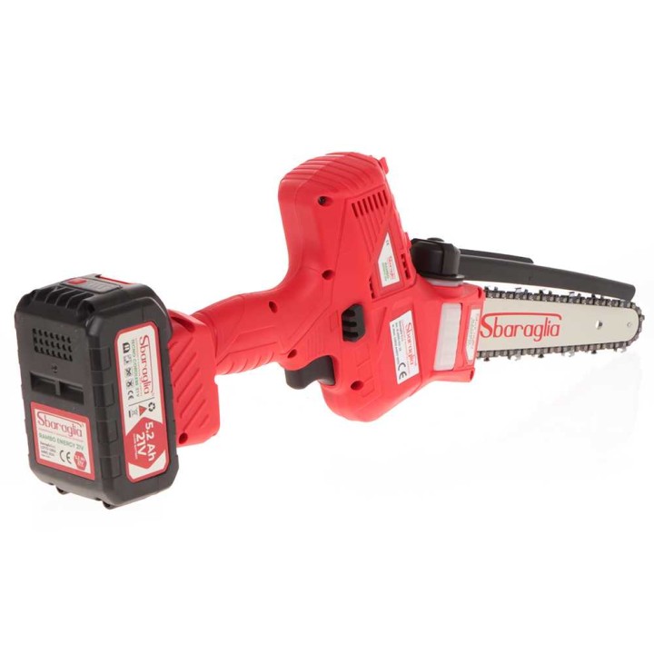 Sbaraglia Rambo Energy 21V akkukäyttöinen oksasaha, 400 W, 5,2 Ah
