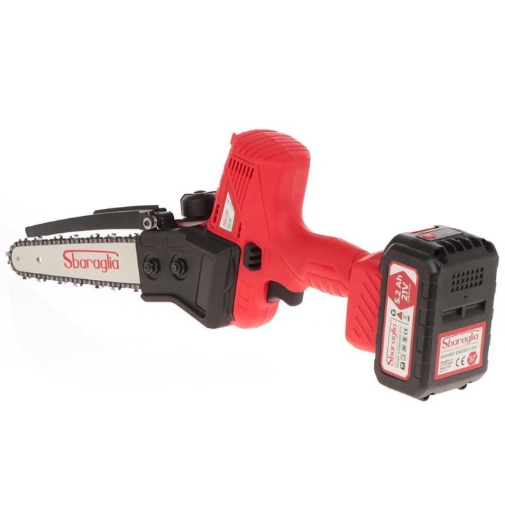 Sbaraglia Rambo Energy 21V akkukäyttöinen oksasaha, 400 W, 5,2 Ah