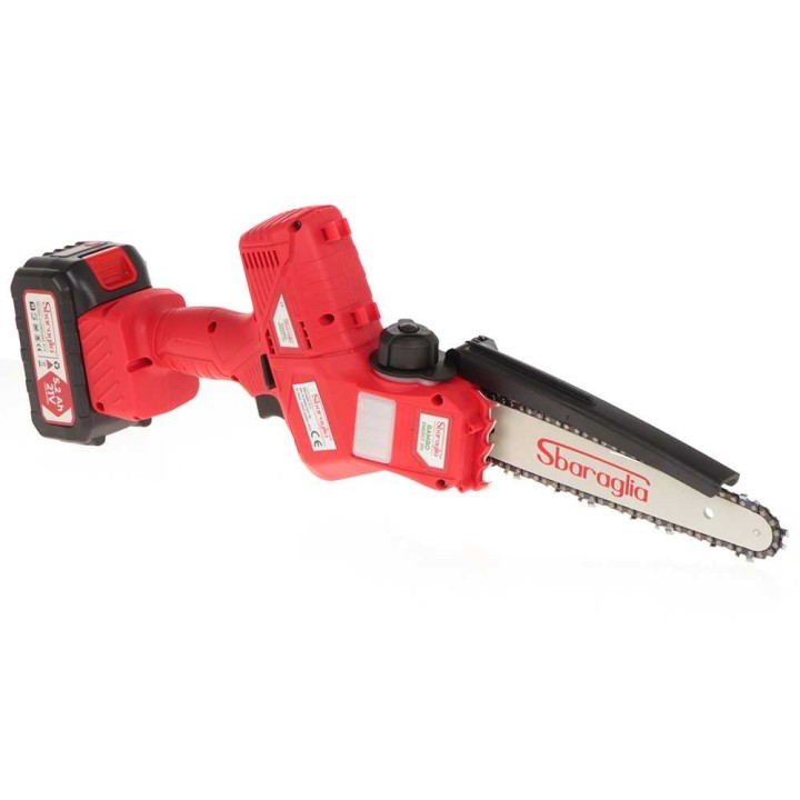 Sbaraglia Rambo Energy 21V akkukäyttöinen oksasaha, 2 × 5,2 Ah, 400 W