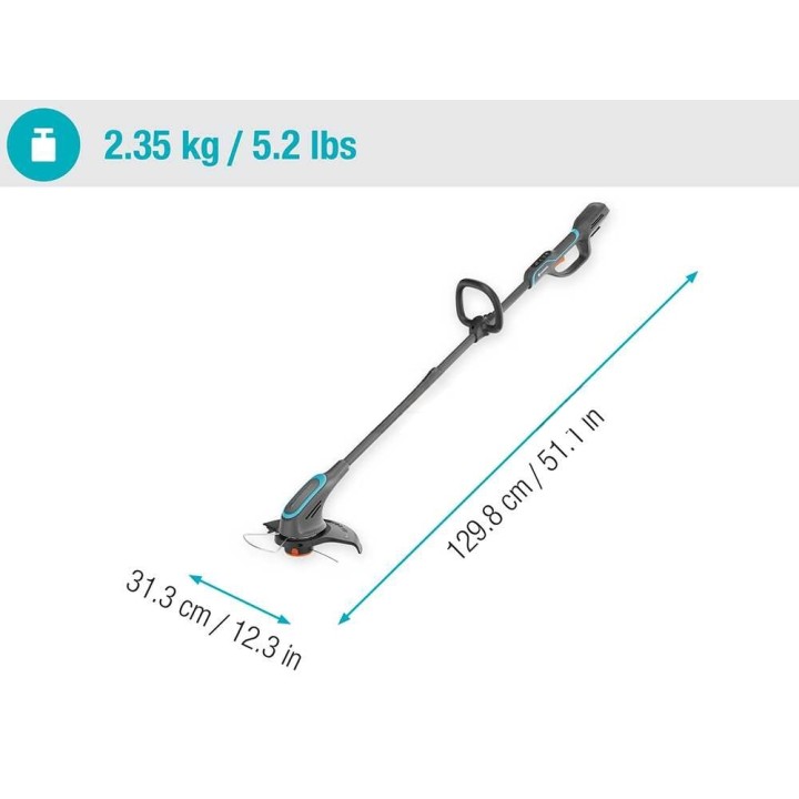 Gardena PowerTrim 30/18V P4A -akkutrimmeri, ilman akkua ja laturia