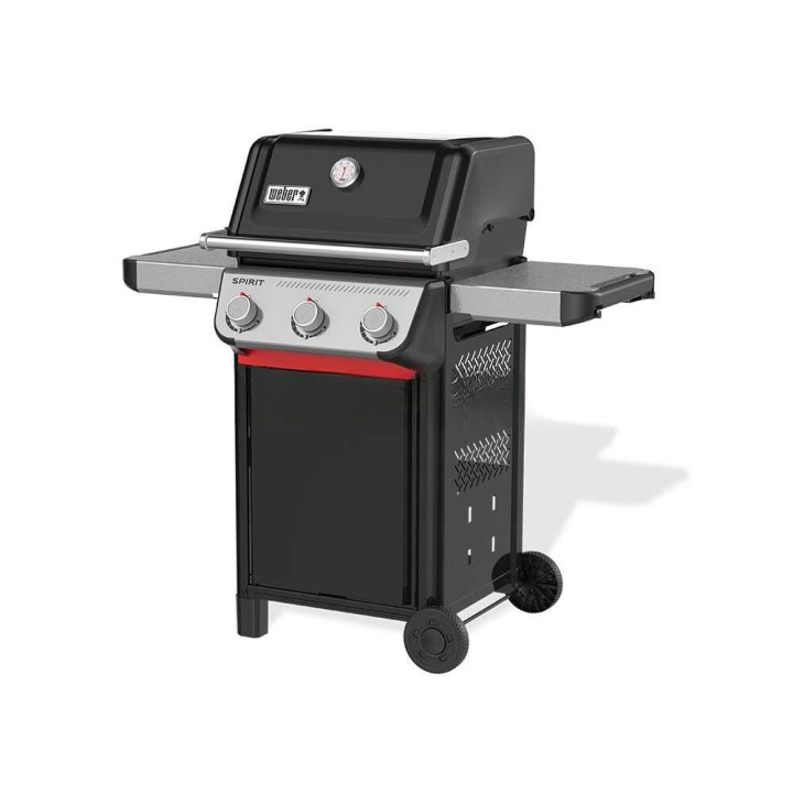 Weber Spirit E-315 -kaasugrilli, 3 poltinta, 7,03 kW, taitettavat sivutasot