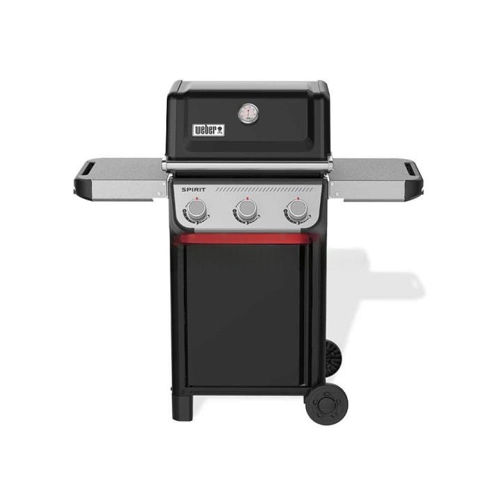 Weber Spirit E-315 -kaasugrilli, 3 poltinta, 7,03 kW, taitettavat sivutasot