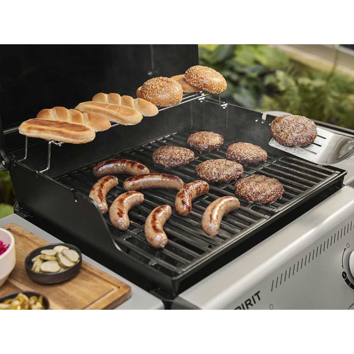 Weber Spirit E-315 -kaasugrilli, 3 poltinta, 7,03 kW, taitettavat sivutasot