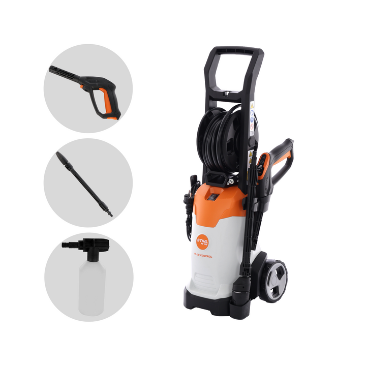 STIHL RE 100 PLUS Control kylmävesipainepesuri 150 bar 450 l h 230 V