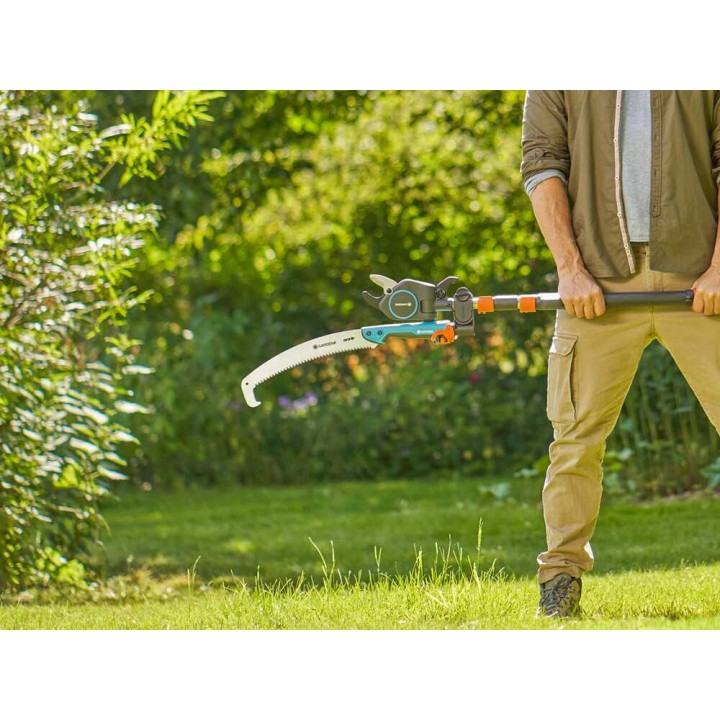 Gardena StarCut Pro L teleskooppioksasakset ja oksasaha, 175–400 cm, 32 mm