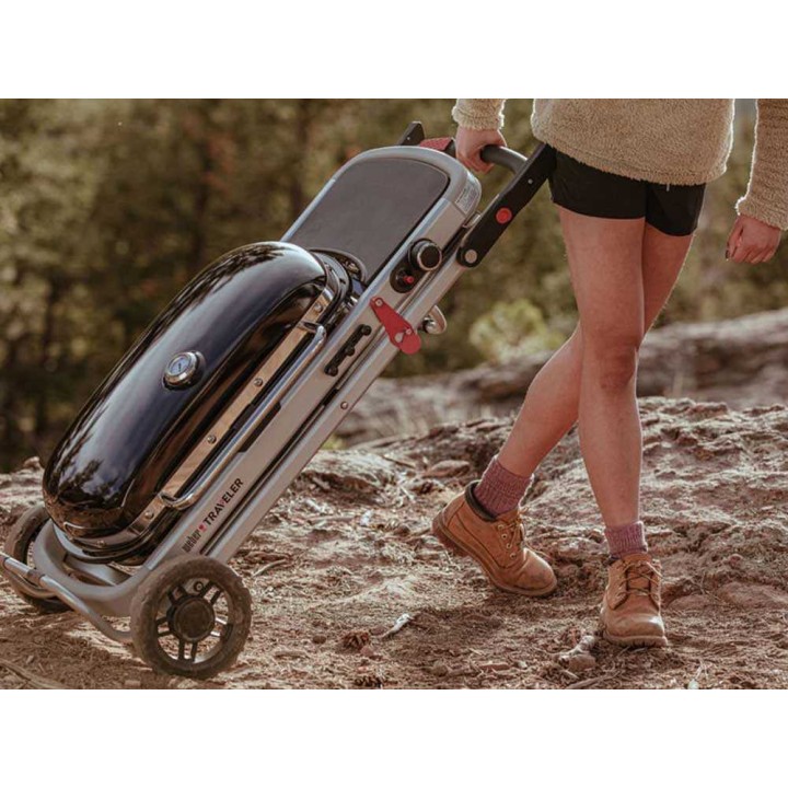 Weber Traveler Stealth kaasugrilli, 3,8 kW, 2 065 cm²