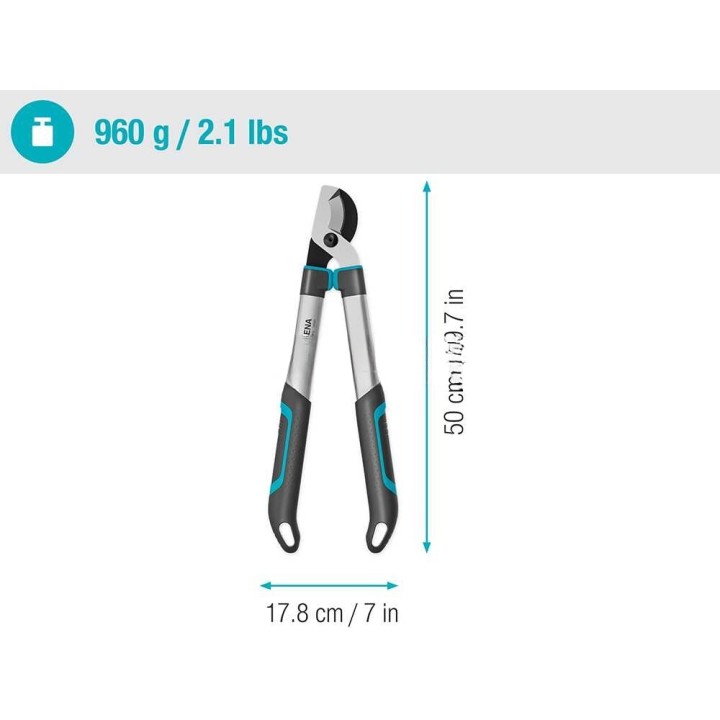 Gardena EasyCut S oksasakset, 50 cm, bypass, leikkaus enintään 45 mm