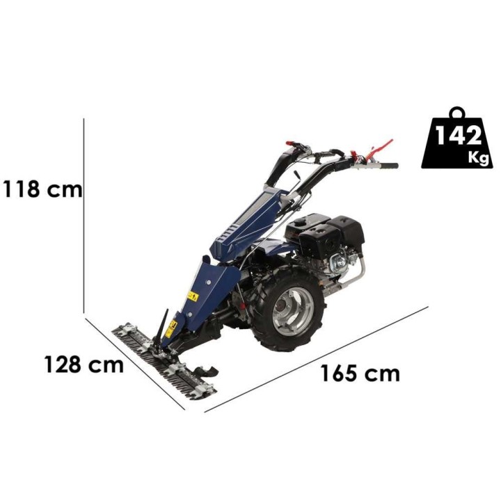 BullMach Chimera 400B motofalciatrice, 420 cm³, 120 cm, 3+3 vaihdetta