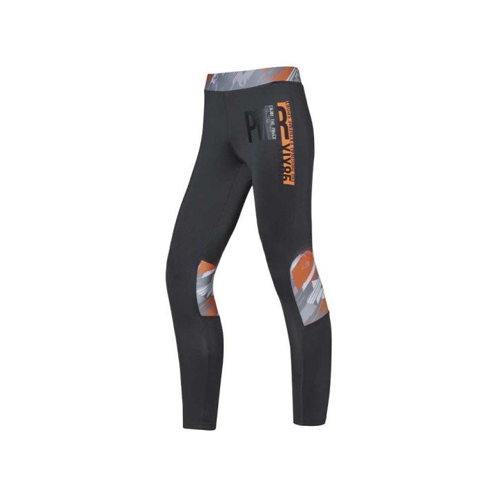 STIHL TIMBERSPORTS® PWR -leggingsit naisille, harmaa/oranssi, koko S