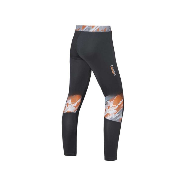 STIHL TIMBERSPORTS® PWR -leggingsit naisille, harmaa/oranssi, koko S