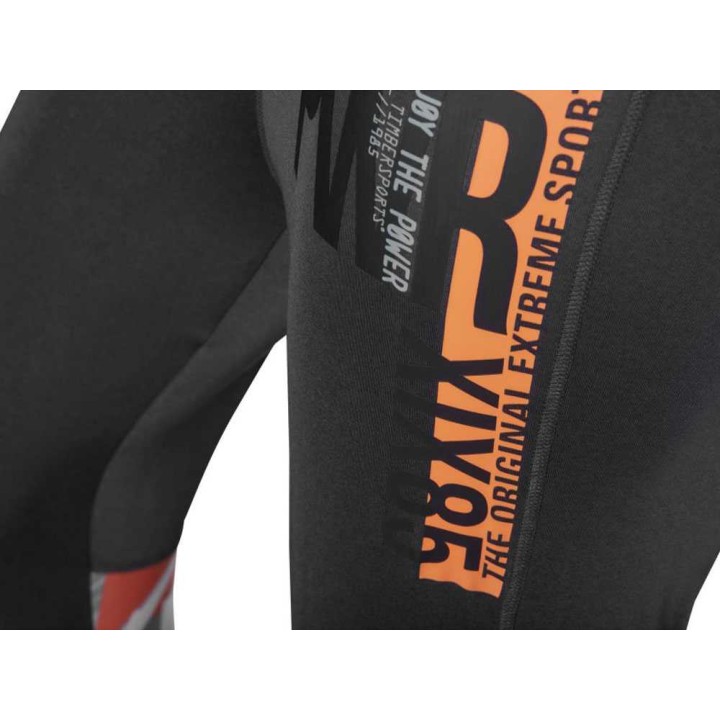 STIHL TIMBERSPORTS® PWR -leggingsit naisille, harmaa/oranssi, koko S