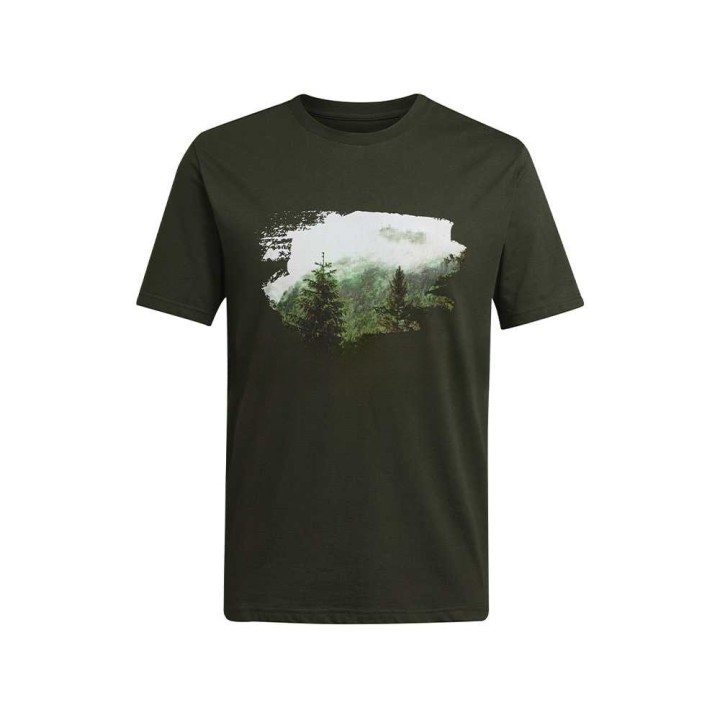 STIHL Forest -t-paita, koko M, tummanvihreä, 100 % puuvillaa