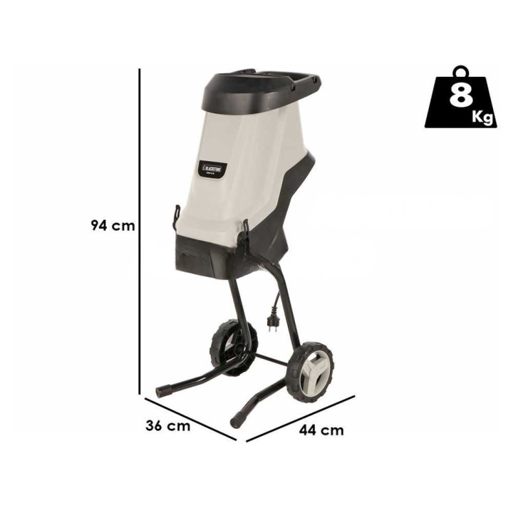 BlackStone SHRED 45 BL sähköinen oksasilppuri, 2 600 W, 45 mm