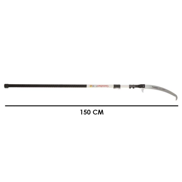 Castellari PO35P+ATO2 oksasaha teleskooppivarrella, 35 cm, 150–240 cm