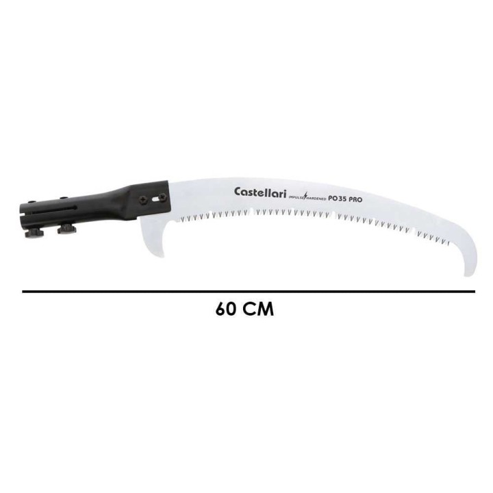 Castellari PO35PRO+ATO4 teleskooppivartinen oksasaha, 35 cm, 230–390 cm
