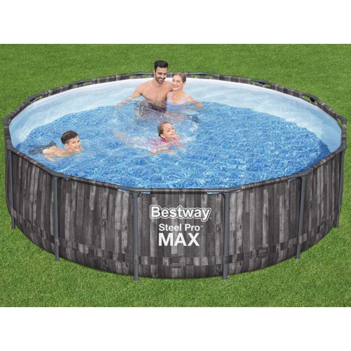 Bestway Steel Pro Max 5614X allas, Ø366 × 100 cm, 9 150 l, suodatinpumppu