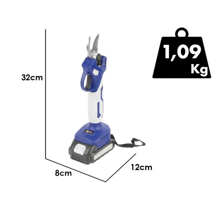 BullMach DIVIANE 25 akkuoksasakset, 25 mm, 2 × 21 V 2 Ah