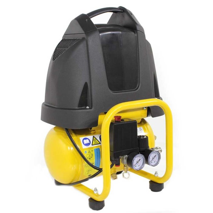 ABAC VENTO B15 öljytön sähkökompressori 1 5 HP 6 l 230 V