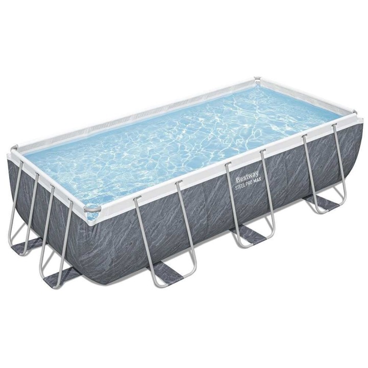 Bestway Steel Pro Max 56721 maanpäällinen allas, 404 × 201 × 100 cm, 6 478 l