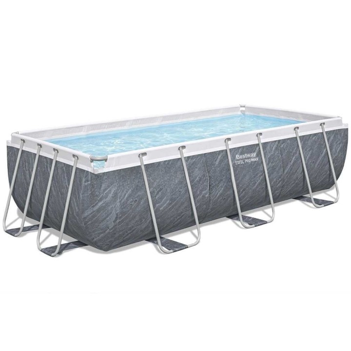 Bestway Steel Pro Max 56721 maanpäällinen allas, 404 × 201 × 100 cm, 6 478 l