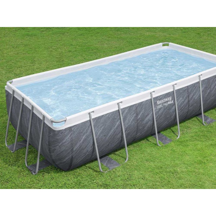 Bestway Steel Pro Max 56721 maanpäällinen allas, 404 × 201 × 100 cm, 6 478 l