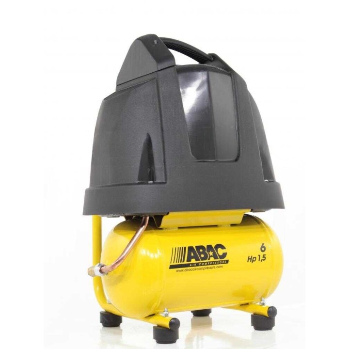 ABAC VENTO B15 öljytön sähkökompressori, 1,5 HP, 6 l, 230 V