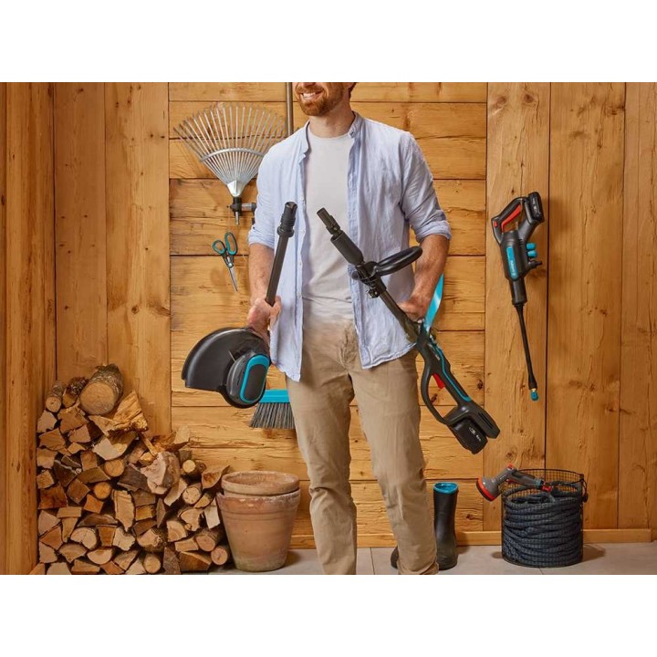 Gardena PowerTrim 30/18V P4A akkureunatrimmeri, 30 cm, 18 V, 4 Ah