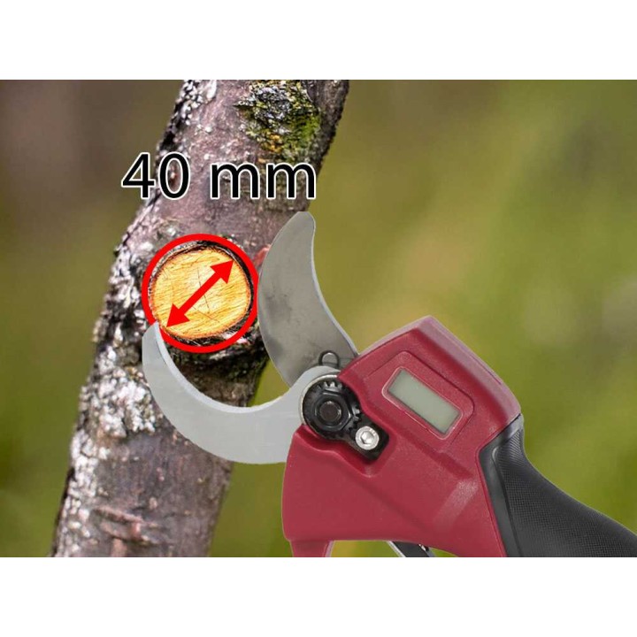 Archman FE07-40A akkuoksasakset teleskooppivarrella, 40 mm, 2 × 21 V 2 Ah