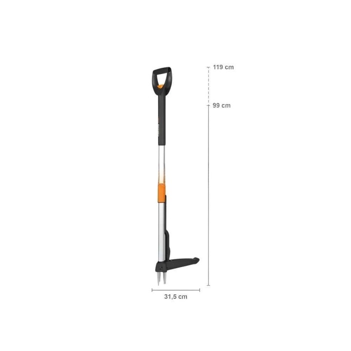 Fiskars SmartFit teleskooppivartinen rikkakasvienpoistaja, 990–1 190 mm, 1,25 kg