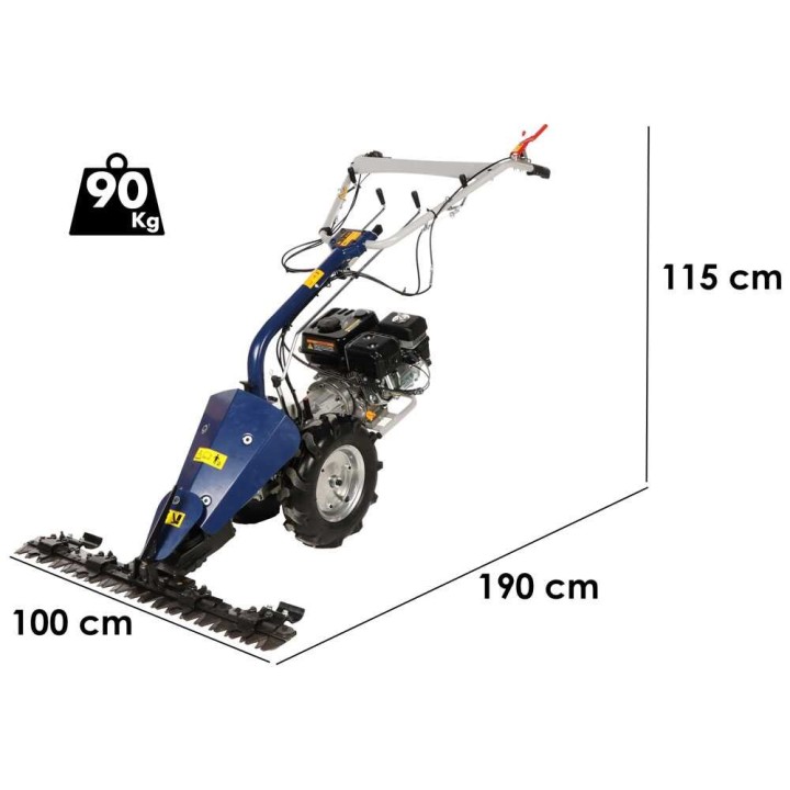 BullMach Chimera 300 motofalciatrice, Loncin G200F, 6,5 HP, 97 cm
