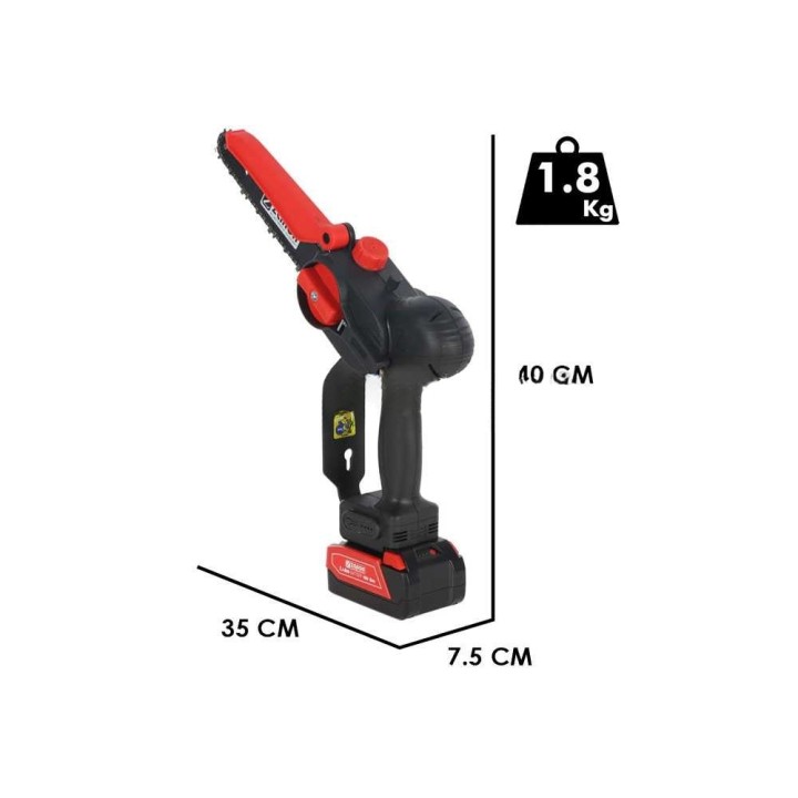 Zanon ZP 185 akkukäyttöinen oksasaha, 18 cm, 2 × 18,5 V 5 Ah