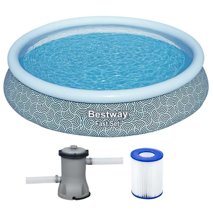 Bestway Fast Set 57313 puhallettava uima allas 457 84 cm suodatinpumppu 29 W