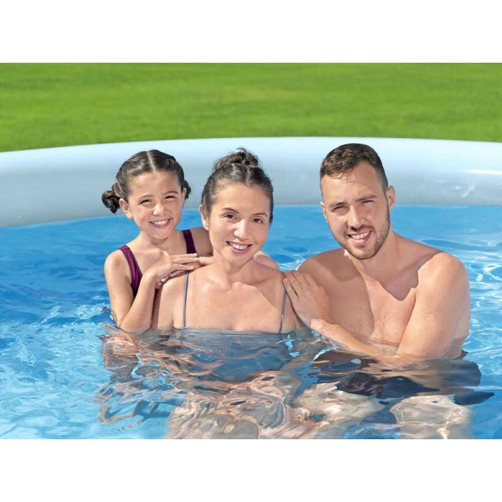 Bestway Fast Set 57313 puhallettava uima-allas, 457 × 84 cm, suodatinpumppu 29 W